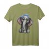 Elefant Nerd Brille Kopfband Kleidung Geschenk - Niedliches Elefanten T-Shirt für Damen, Herren & Kinder zu Geburtstag, Weihnachten & Safari-Liebhaber