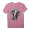 Elefant Nerd Brille Kopfband Kleidung Geschenk - Niedliches Elefanten T-Shirt für Damen, Herren & Kinder zu Geburtstag, Weihnachten & Safari-Liebhaber
