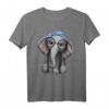 Elefant Nerd Brille Kopfband Kleidung Geschenk - Niedliches Elefanten T-Shirt für Damen, Herren & Kinder zu Geburtstag, Weihnachten & Safari-Liebhaber