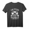 Gamer Zocker Games T-Shirt - Zum Zocken Geboren, Perfektes Geschenk für Kinder und Herren, Gaming & Videospiel Fan