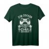 Gamer Zocker Games T-Shirt - Zum Zocken Geboren, Perfektes Geschenk für Kinder und Herren, Gaming & Videospiel Fan