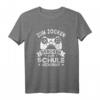 Gamer Zocker Games T-Shirt - Zum Zocken Geboren, Perfektes Geschenk für Kinder und Herren, Gaming & Videospiel Fan