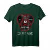 42 Antwort Universum Life Everything Don`t Panic T-Shirt – Perfektes Geschenk für Hitchhiker Fans zu Weihnachten, Geburtstag & Jubiläum