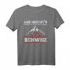 Urlaub Schweiz T-Shirt mit Spruch - Camping, Wandern & Auswandern, Lustiges Schweizer T-Shirt für Reise- und Souvenir-Liebhaber