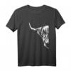 Schottisches Highland Cattle Cow Hochlandrind T-Shirt – Perfektes Geschenk für Landwirte, Bauern und Rinder Liebhaber zum Geburtstag