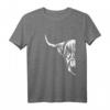Schottisches Highland Cattle Cow Hochlandrind T-Shirt – Perfektes Geschenk für Landwirte, Bauern und Rinder Liebhaber zum Geburtstag