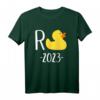 Rente 2023 mit Ente T-Shirt – Lustiges Geschenk für Rentner und Rentnerinnen im Ruhestand oder in Pension