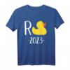 Rente 2023 mit Ente T-Shirt – Lustiges Geschenk für Rentner und Rentnerinnen im Ruhestand oder in Pension