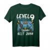 9 Jahre Level 9 Freigeschaltet Kinder Gamer T-Shirt - Legendäres Geburtstagsshirt seit 2014 für Jungen, Gaming Controller Design