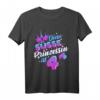 Kinder Vierter Geburtstag Mädchen 4 Jahre Prinzessin T-Shirt mit Luftballons und Kronen – Perfektes Geschenk zum Geburtstag & Weihnachten