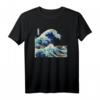 Die große Welle vor Kanagawa - Hokusais Grosse Welle Japan T-Shirt, Kunst Geschenk für Kunstliebhaber & Fans japanischer Kultur