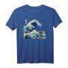 Die große Welle vor Kanagawa - Hokusais Grosse Welle Japan T-Shirt, Kunst Geschenk für Kunstliebhaber & Fans japanischer Kultur