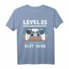 1998 Geburtstag Mann 25 Jahre Deko Lustig - Level 25 Freigeschaltet T-Shirt für Männer und Frauen, perfekte Geburtstagsdeko & Geschenkidee