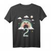 Kinder 2. Geburtstag T-Shirt mit Regenbogen, Sonne und Wolken – Süßes Geburtstagsgeschenk für Zweijährige Jungen und Mädchen