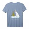 Frohe Weihnachten - Süßes Eisbär Pinguin Weihnacht T-Shirt mit klassischem Schnitt und doppelt genähtem Saum