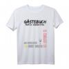 Mein 16. Geburtstag Gästebuch T-Shirt – Lustiges Party-Shirt für den besonderen Tag mit Slogan 'Wer unterschreibt, kriegt Alkohol'