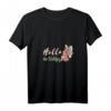 Damen Lustiges Fee T-Shirt mit Spruch 'Holla die Waldfee' - Feminines V-Ausschnitt Shirt für Frauen, ideal für Humor und Geschenkideen