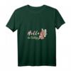 Damen Lustiges Fee T-Shirt mit Spruch 'Holla die Waldfee' - Feminines V-Ausschnitt Shirt für Frauen, ideal für Humor und Geschenkideen