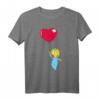 40Geburtstag Maggie Heart Balloon T-Shirt – Offizielles Valentinstag & Geburtstags-Shirt für Männer, Frauen, Kinder