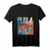 Kinder Monster Truck Geburtstag Deko & Ich Bin 4 T-Shirt für Jungen – Perfekt für 4. Geburtstagsfeier