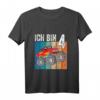 Kinder Monster Truck Geburtstag Deko & Ich Bin 4 T-Shirt für Jungen – Perfekt für 4. Geburtstagsfeier