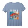 Kinder Monster Truck Geburtstag Deko & Ich Bin 4 T-Shirt für Jungen – Perfekt für 4. Geburtstagsfeier