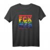 FCK NZS | Regenbogenfarben LGBT PRIDE T-Shirt gegen Rechtsextremismus, Rassismus & Faschismus | Für Demonstrationen & Proteste