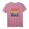 FCK NZS | Regenbogenfarben LGBT PRIDE T-Shirt gegen Rechtsextremismus, Rassismus & Faschismus | Für Demonstrationen & Proteste