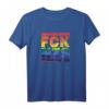 FCK NZS | Regenbogenfarben LGBT PRIDE T-Shirt gegen Rechtsextremismus, Rassismus & Faschismus | Für Demonstrationen & Proteste