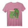 Kinder Dinosaurier 6 Geburtstag Deko - Ich bin 6 Dino Jungen T-Shirt für den Kindergeburtstag mit T-Rex Motiv