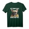 Nett kann ich auch bringt aber nix! Lustiges Französische Bulldogge Spruch T-Shirt für Morgenmuffel, Schichtarbeiter & Hundeliebhaber
