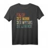 Vorname Falco Der Mann Der Mythos Die Legende Sprüche T-Shirt – Lustiges Vintage Retro Motiv für Männer mit Humor, Ironie & Sarkasmus