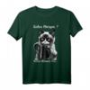 Lustiges Katzen Kaffee T-Shirt mit Spruch 'Guten Morgen ganz dünnes Eis...' – Humorvolles Geschenk für Morgenmuffel, Schichtarbeiter und Katzenliebhaber
