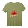 Sputnik Sowjet Raumfahrt Design T-Shirt – Retro Space Motiv mit russischen Buchstaben für Raumfahrt- und Geschichtsfans