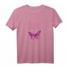 Mädchen mag Schmetterlinge - Niedliches Wildtiere Natur T-Shirt mit lustigem Spruch, ideales Geschenk für Tier- und Naturliebhaber