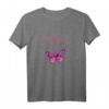 Mädchen mag Schmetterlinge - Niedliches Wildtiere Natur T-Shirt mit lustigem Spruch, ideales Geschenk für Tier- und Naturliebhaber