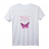 Mädchen mag Schmetterlinge - Niedliches Wildtiere Natur T-Shirt mit lustigem Spruch, ideales Geschenk für Tier- und Naturliebhaber