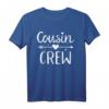 Cousin Crew T-Shirt mit Sternen - Perfektes Geschenk für Cousins & Cousinen, Familienliebe & Kindheitserinnerungen