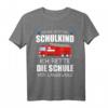 Schulkind 2020 Feuerwehr Einschulung T-Shirt – Originelles 1.Klasse Geschenk für den Schulanfang mit lustigem Spruch