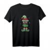 Schwester Elf Weihnachtsoutfit Partnerlook Prinzessin T-Shirt – Festliches Weihnachtskostüm mit Elfenhut, Schneeflocken & Prinzessinnen-Design für die Feiertage