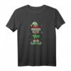 Schwester Elf Weihnachtsoutfit Partnerlook Prinzessin T-Shirt – Festliches Weihnachtskostüm mit Elfenhut, Schneeflocken & Prinzessinnen-Design für die Feiertage