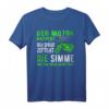 Der Motor Rattert der Spiegel Zittert Lustiger Moped Spruch T-Shirt für DDR Mopedfans & Oldtimer Liebhaber