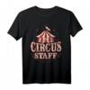 Vintage Circus Staff T-Shirt - Familien- und Kinderkleidung für Zirkus- und Karnevalsfeiern
