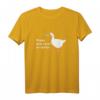 Peace was never an option T-Shirt – Statement-Shirt mit Friedensbotschaft, klassisch geschnitten