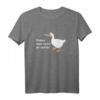 Peace was never an option T-Shirt – Statement-Shirt mit Friedensbotschaft, klassisch geschnitten