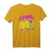 Ich liebe die 80s T-Shirt - Retro Design für Alltag, Party & Kostüm im 80er Stil