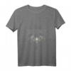 Damen Gothic T-Shirt mit V-Ausschnitt - Schwarzes Statement Shirt mit Spruch 'Dunkelbunt' für Gothic- und Schwarzkleidung Liebhaberinnen