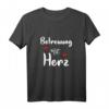 Betreuung mit Herz - Pflegekräfte T-Shirt für Damen und Herren, lustiges Geschenk für Pflegepersonal zum Geburtstag & Weihnachten