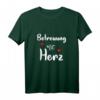 Betreuung mit Herz - Pflegekräfte T-Shirt für Damen und Herren, lustiges Geschenk für Pflegepersonal zum Geburtstag & Weihnachten