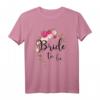 Bride To Be T-Shirt für Junggesellinnenabschied & Hochzeit - Perfektes Gruppenshirt für JGA, Verlobung & Bachelorette-Party